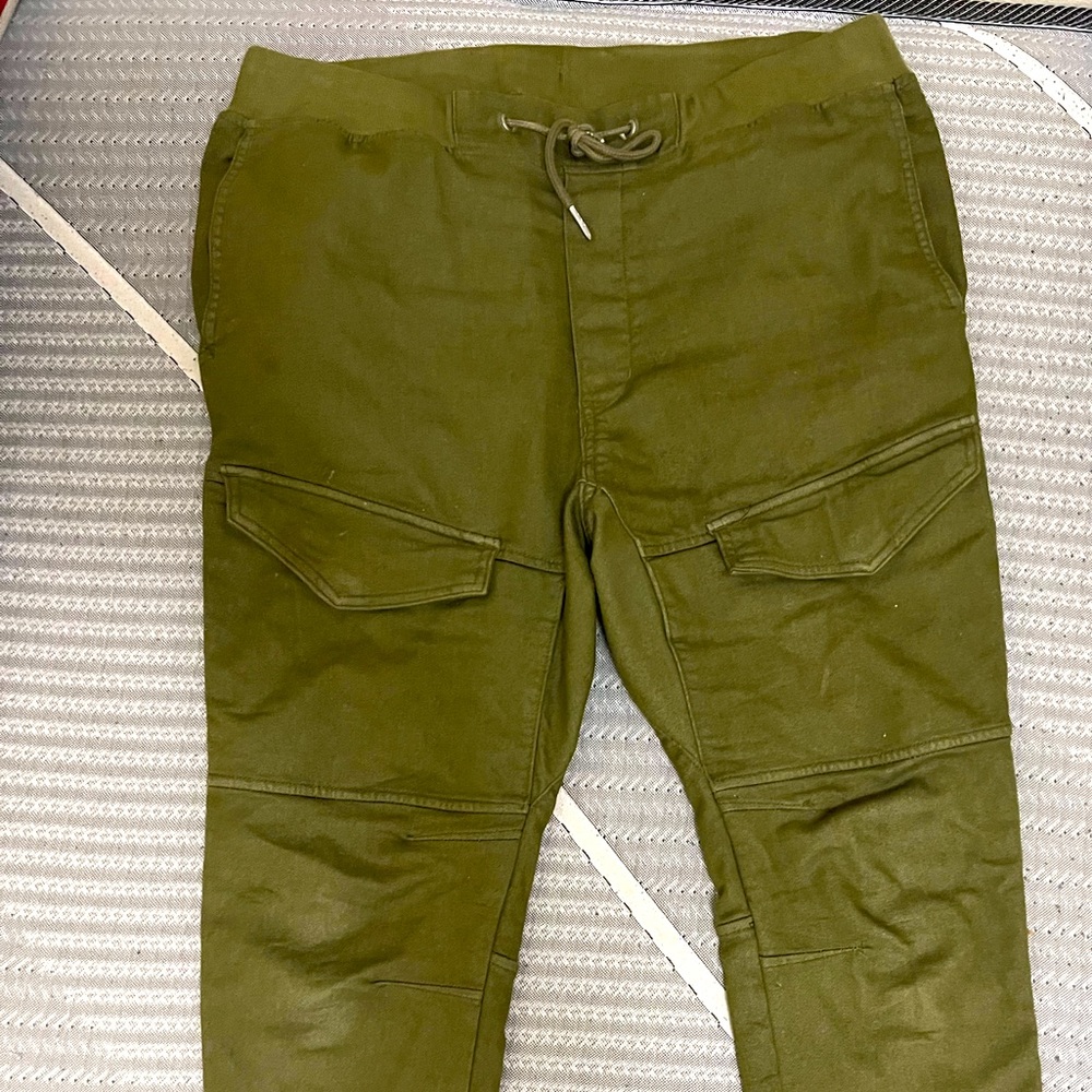 Dark green jogger sweatpants mens